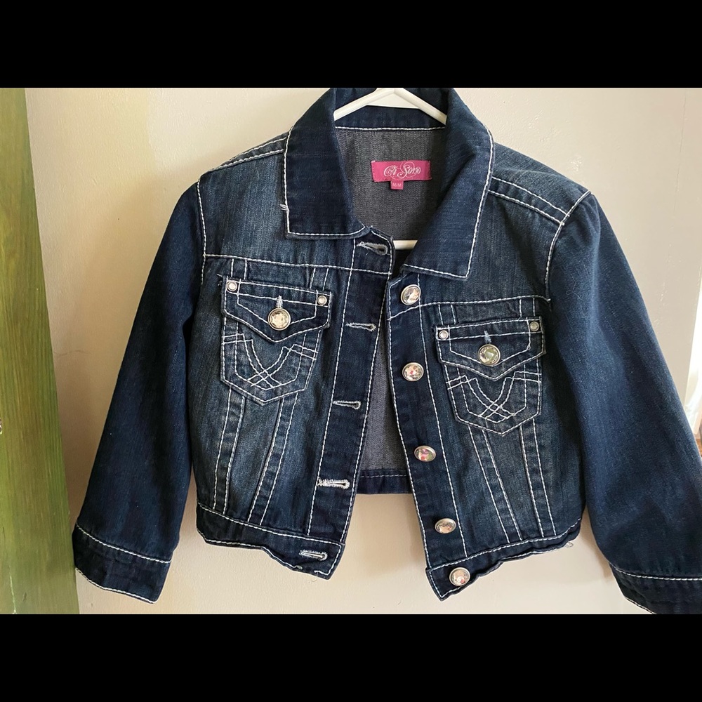 Girls medium jean jacket